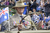 Proud Digger in ANZAC Day Parade